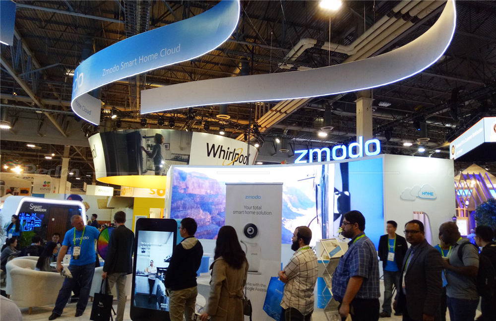 智美達(dá)美國(guó)展臺(tái)設(shè)計(jì)搭建