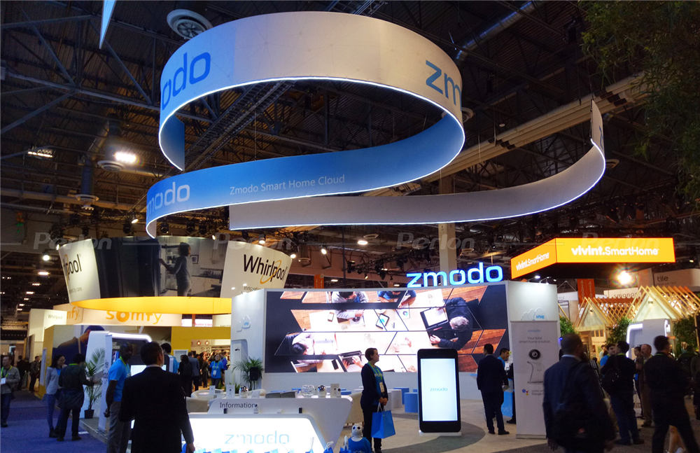 智美達(dá)美國(guó)展臺(tái)設(shè)計(jì)搭建