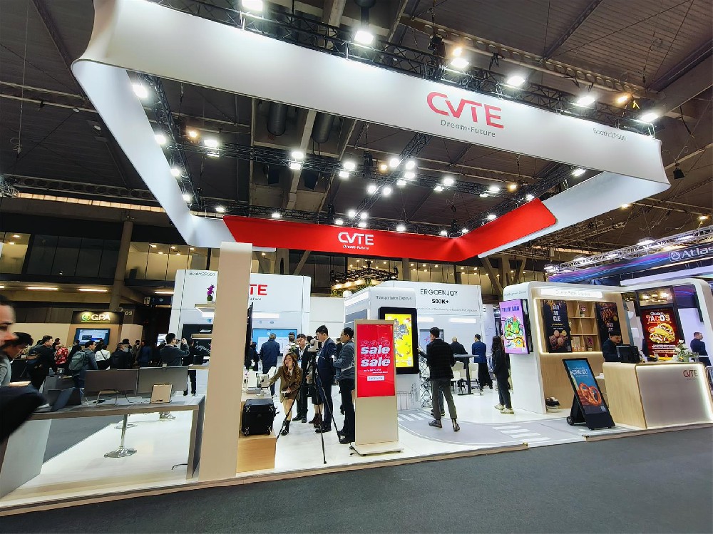 CVTE-西班牙展臺設計搭建